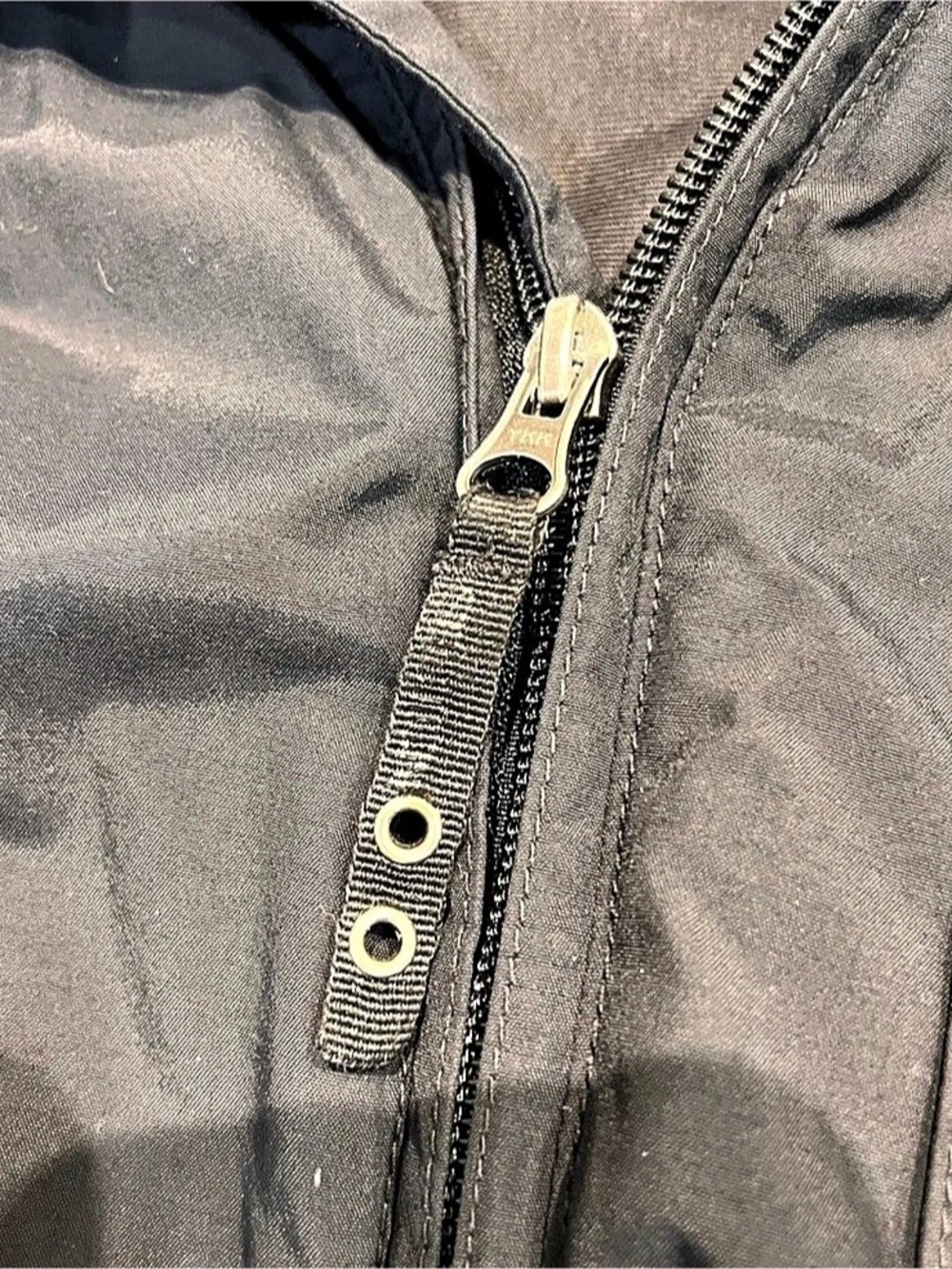 Section Vintage MFM Snowboard Coat Jacket With Hood Rare Black XL Performance - Picture 9 of 13